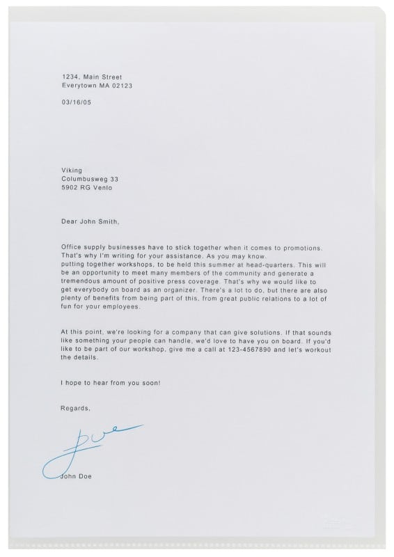 Hetzel Klarsichthülle 721012 DIN A4 PP (Polypropylen) Transparent 50 Stück