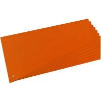 Trennstreifen A5+ Orange 190 g/m² Karton Trapez 100 Stück