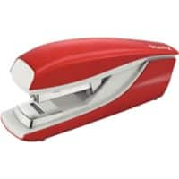 Leitz NeXXt Flachheftgerät 5523 Halber Streifen Rot 40 Blatt Rot 24/8, 24/8 Metall