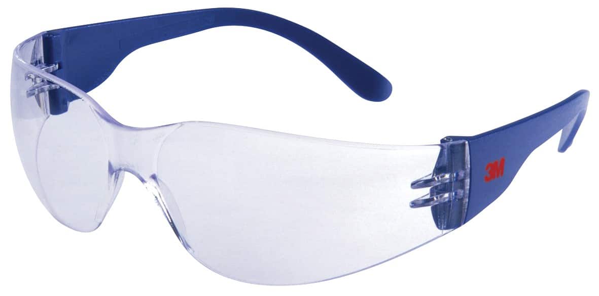 3M Schutzbrille Polycarbonat One Size klar Transparent, Blau