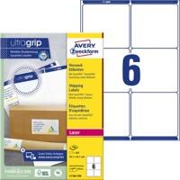 AVERY Zweckform L7166-100 Adressetiketten DIN A4 Weiß 99,1 x 93,1 mm 100 Blatt à 6 Etiketten