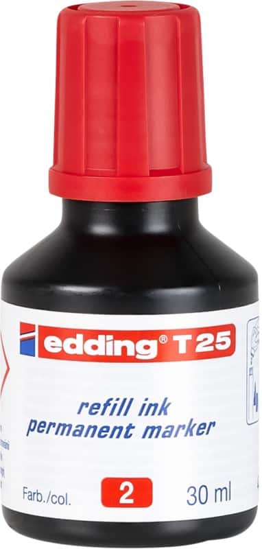edding Nachfülltinte Rot T25 30 ml