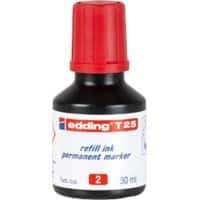 edding Nachfülltinte T25 Rot 30 ml