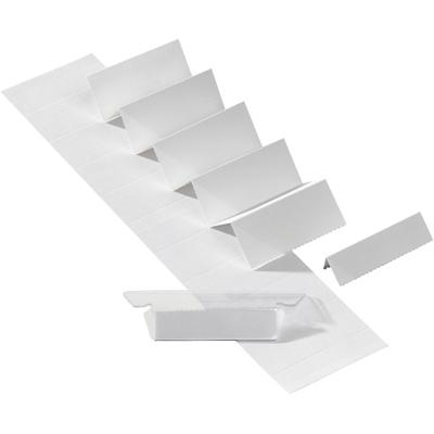 Djois Euroflex Beschriftungsstreifen Weiß Pappe 5 (B) x 0,5 (H) cm 25 Stück à 10 Etiketten