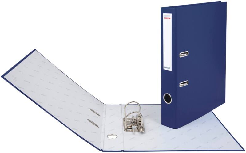 Biella Federal Schmal Ordner DIN A4 40 mm Marineblau 2 Ringe 10341443U Kunststoff