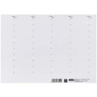 ELBA Beschriftungsschilder 83582 DIN A4 Weiß Karton 5,8 x 1,8 cm 500 Etiketten