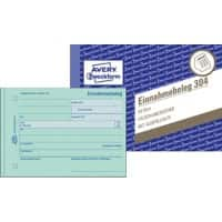 AVERY Zweckform Einnahmebelege 304 DIN A6 quer Perforiert N/A 50 Blatt