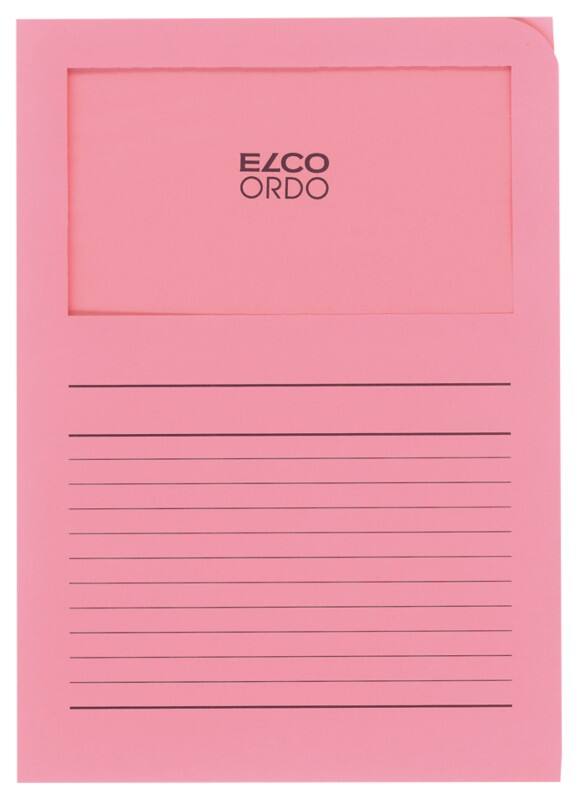 Elco Ordo Classico Ordnungsmappe DIN A4 Rosa Papier 120 g/m² 100 Stück