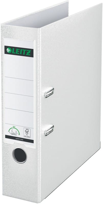 Leitz 180° Breit Ordner DIN A4 82 mm Weiß 2 Ringe 1010 Kunststoff Glatt Hochformat