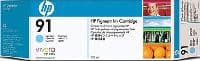 HP 91 Original Tintenpatrone C9470A Hell Cyan