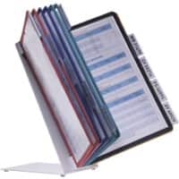 DURABLE Sichttafelsystem Vario Pro DIN A4 Farbig sortiert Metall 27 x 16,5 x 39,5 cm