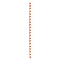 GBC Kunststoff Plastikbinderücken Rot 6 mm 25 Blatt DIN A4 100 Stück