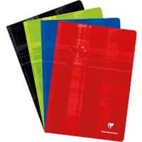 Clairefontaine A4 Farbig sortiert Laminiert Pappe Cover Notizbuch Kariert 60 Blatt