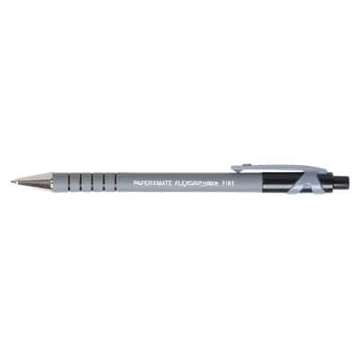 Papermate Kugelschreiber FlexGrip Ultra 0.42 mm Schwarz 12 Stück