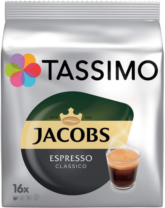 Tassimo Kaffee Kapseln Espresso Intenso 16 Stück à 7 g