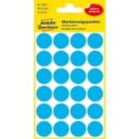 AVERY Zweckform 3005 Markierungspunkte Blau 4 Blatt à 24 Etiketten