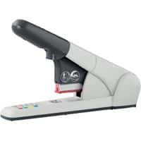 Leitz Extrastarkes Blockheftgerät 5551 Vollstreifen 80 Blatt Weiß K6 - K12 Metall, Kunststoff