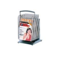 Kerkmann Tec Art DIN A4 Prospektständer Silber 6991 260 (B) x 300 (T) x 1.550,0 (H) mm