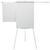 Nobo Impression Pro Flipchart Magnetisch Dreibeinstativ Ausklappbare Verlängerungsarme Nano Clean™ Stahl Weiß 68,5 x 185 cm