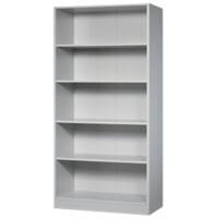 Hammerbacher Melaminharzbeschichtete Spanplatte Regal 4 Fachböden 1.000 x 400 x 2.004 mm Grau