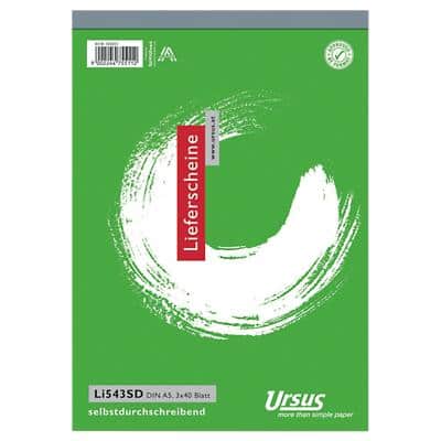 Ursus Style Lieferscheinbuch LI543SD A5 3x40 Blatt selbstdurchschreibend