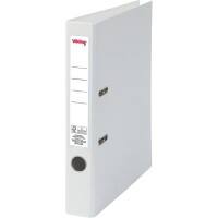 Viking Premium Schmal Ordner DIN A4 50 mm Weiß 2 Ringe Kunststoff Matt Hochformat
