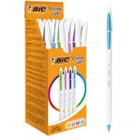 BIC Cristal Up Kugelschreiber Farbig sortiert Mittel 0,35 mm 20 Stück