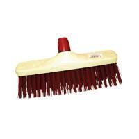 Essef Straßenbesen 31 x 31 cm Crème, Rot