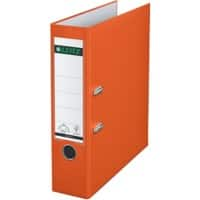 Leitz 180° Ordner DIN A4 82 mm Orange 2 Ringe 1010 PP (Polypropylen) Glatt Hochformat