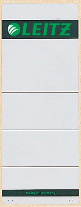 Leitz Rückenschilder 1647-00-85 Selbsthaftend DIN A4 Hellgrau 6,1 x 15,7 cm 10 Stück