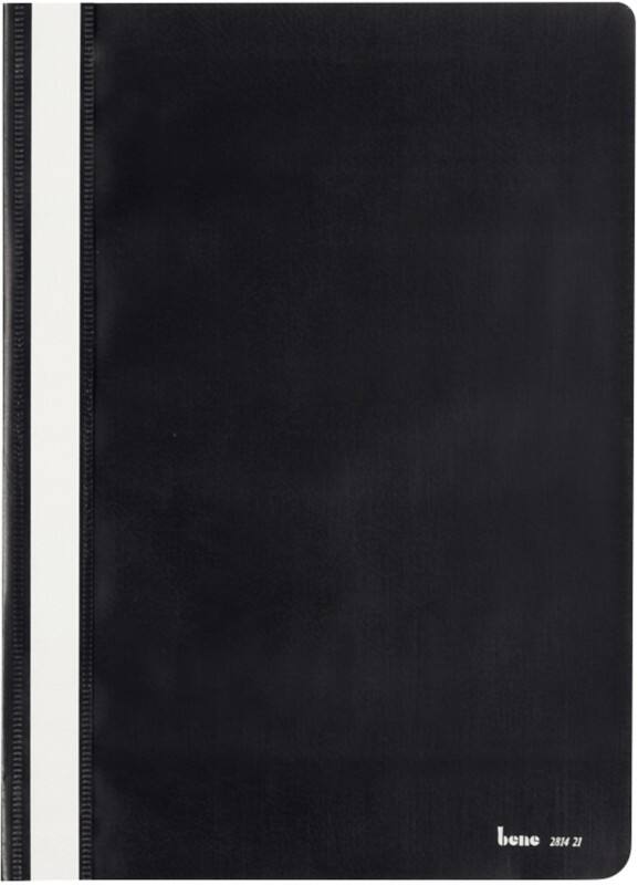 Bene Schnellhefter DIN A4 Schwarz Polypropylen