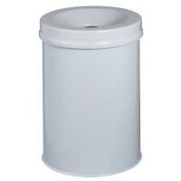 DURABLE Papierkorb Hellgrau 15L Metall 35,7 cm
