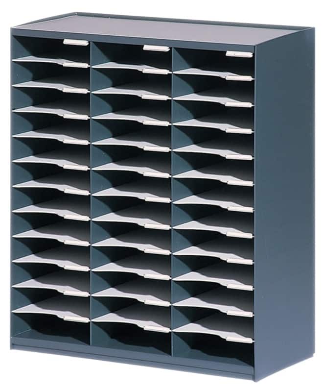 Paperflow Sortiersystem DIN A4 PS (Polystyrol) Grau 67,4 x 30,8 x 79,1 cm