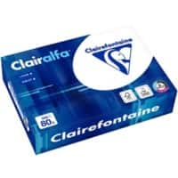 Clairefontaine Clairalfa  DIN A5 Druckerpapier Weiß 80 g/m² Glatt 500 Blatt