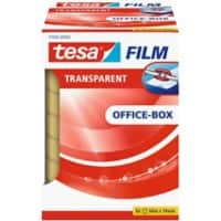 tesa Klebefilm tesafilm Office-Box Transparent 19 mm (B) x 66 m (L) PP (Polypropylen) 8 Rollen