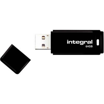 Integral USB 2.0-USB-Stick 64 GB Schwarz