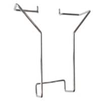 Kerkmann DIN A5 Prospektständer Silber 6923 152 (B) x 33 (T) mm 2 Stück