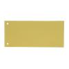 Falken Trennstreifen DIN A5+ Gelb 100-teilig 2-fach Karton auf Frischfaserbasis Blanko 100 Stück