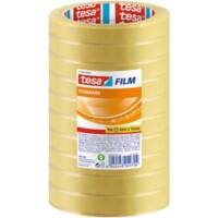 tesa Klebeband tesafilm Standard 57388 Transparent 15 mm (B) x 66 m (L) PP (Polypropylen) 10 Rollen