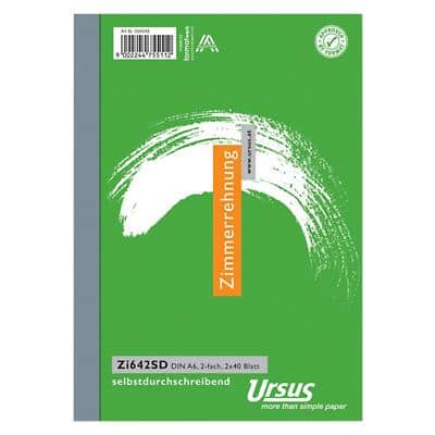 Ursus Style Zimmerrechnungsbuch ZI642SD A6 2x40 Blatt selbstdurchschreibend