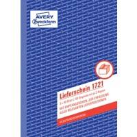 AVERY Zweckform Lieferscheine 1721 DIN A5 Perforiert N/A 40 Blatt