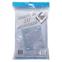 Vileda Mikrofaser Mikrofasertücher Blau 4 Stück 