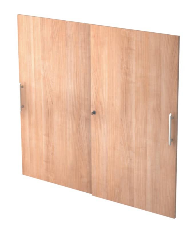 Hammerbacher Türen Matrix mit Aufbau Nussbaum 1.200 x 1.100 mm 2 Stück