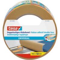 tesa Doppelseitiges Klebeband Universal Braun 50 mm (B) x 25 m (L) PP (Polypropylen)