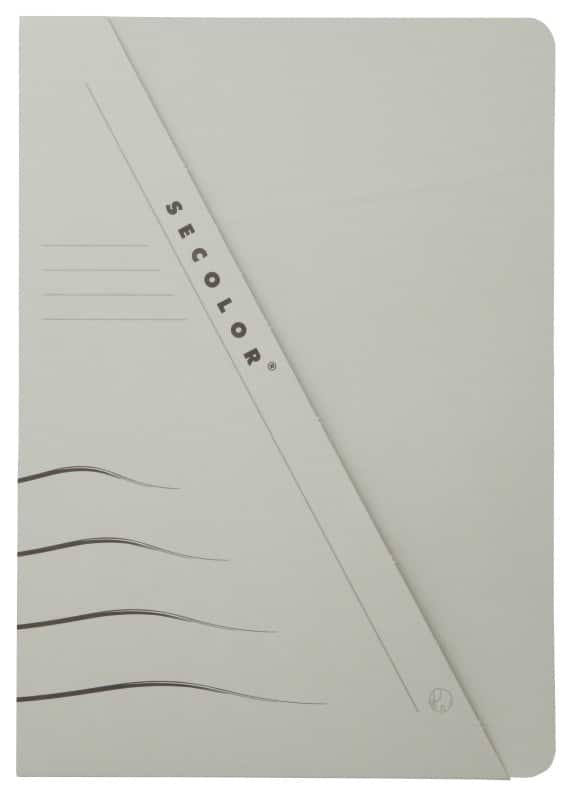 Djois Secolor Einsteckmappe DIN A4 Grau Pappe