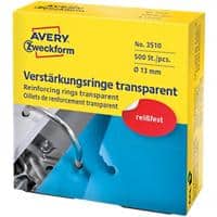 Avery Zweckform Verstärkungsringe Vinyl Transparent 500 Stück