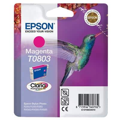 Epson T0803 Original Tintenpatrone C13T08034011 Magenta