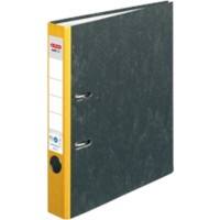 herlitz maX.file Nature Ordner DIN A4 55 mm Gelb 2 Ringe Pappkarton Texturiert
