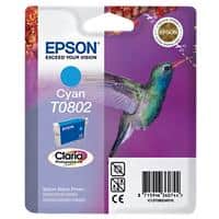 Epson T0802 Original Tintenpatrone C13T08024011 Cyan