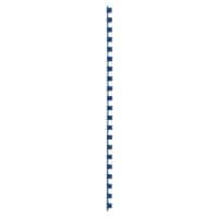 GBC Kunststoff Binderücken Blau 8 mm 45 Blatt DIN A4 100 Stück